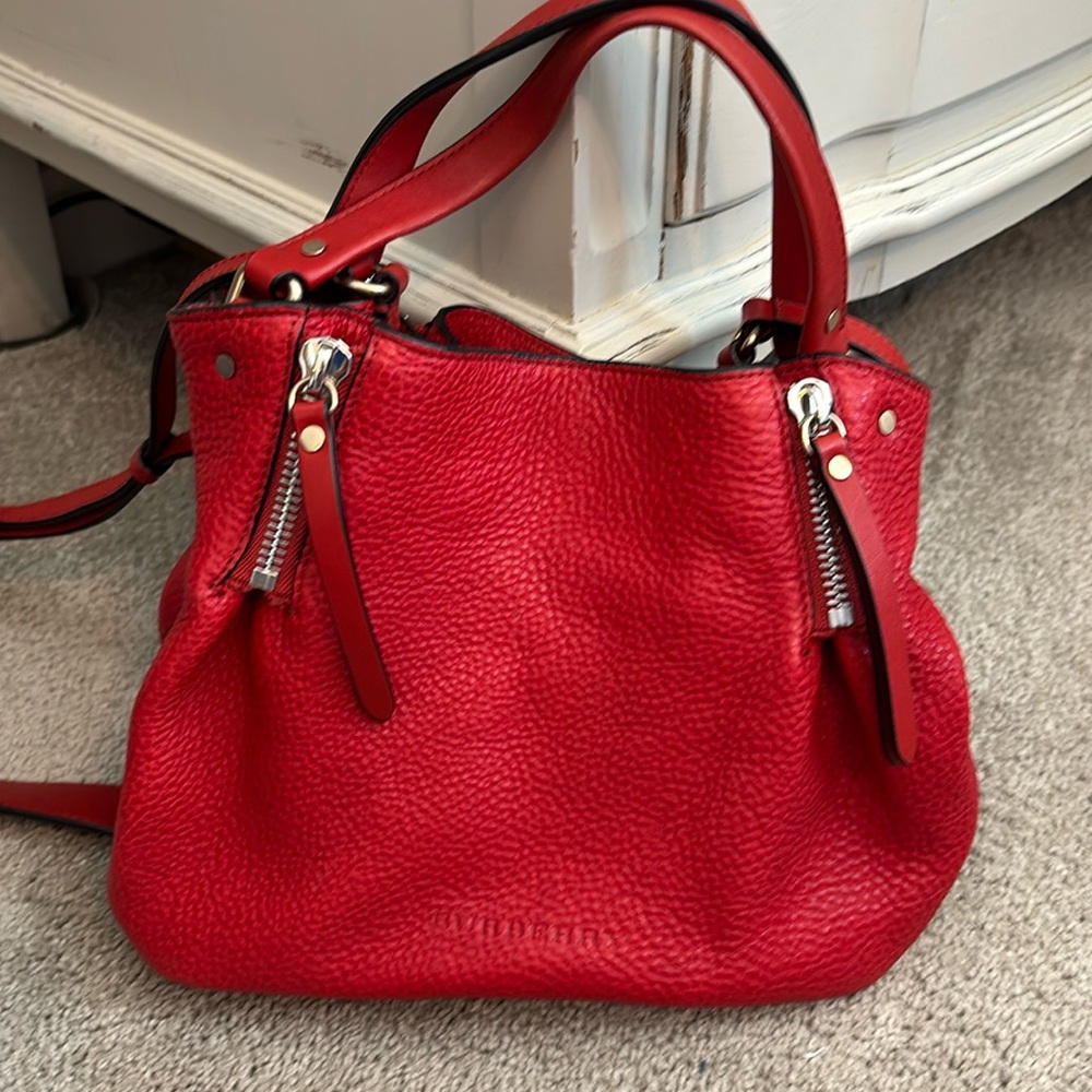 Red Burberry Bag